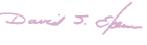 David Ekern Signature